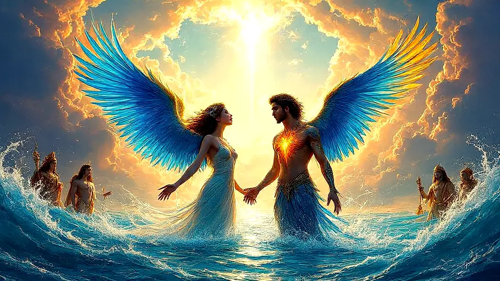 Alcyone and Ceyx transform into halcyon birds by gods.