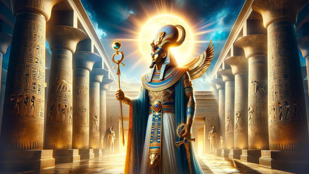 Amun Ra the King of the Gods and the Sun