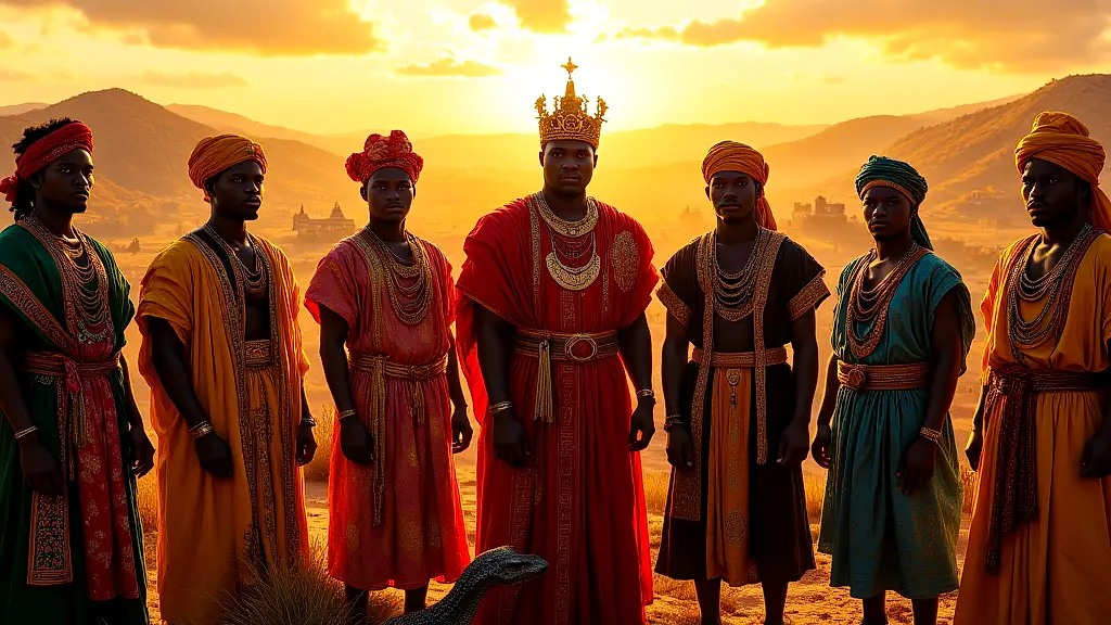 Bayajidda and his seven sons founding Hausa city-states.