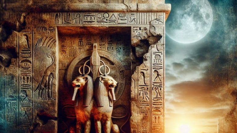 Guardian Of The Horizon: Egyptian God Aker