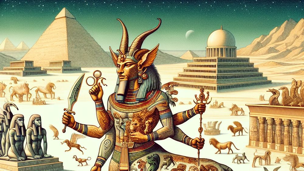 Egyptian God Typhon