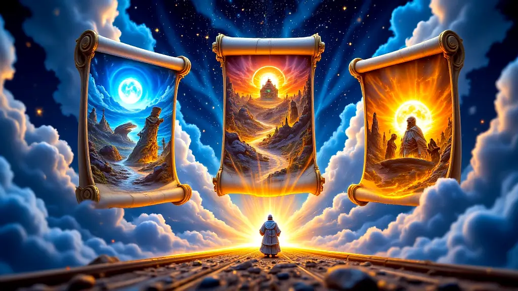 Epic Odyssey scrolls with Odysseus, Telemachus, and gods.