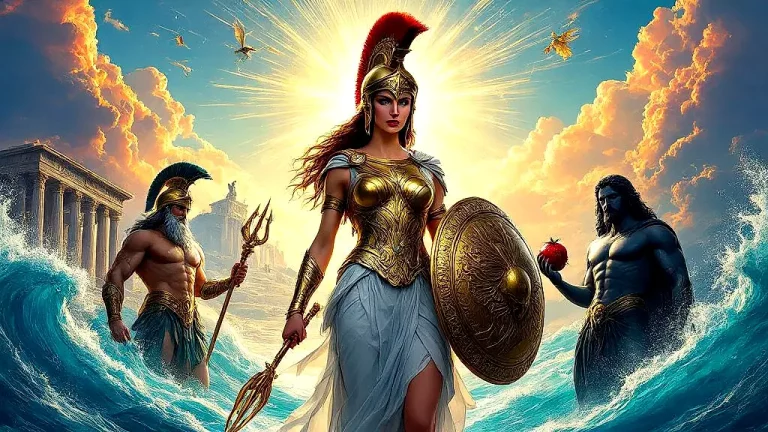 Greek gods symbolizing colors in mythology.