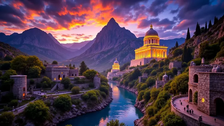 Greek mythology epic: Olympus, labyrinth, Styx, gods, Minotaur, Charon.