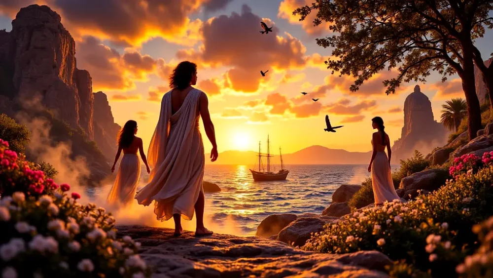 Greek mythology's tragic lovers in vivid, cinematic detail.