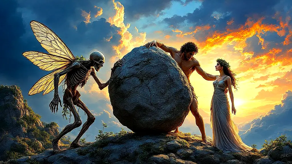 Greek myths: Tithonus, Sisyphus, Ariadne, and divine consequences.