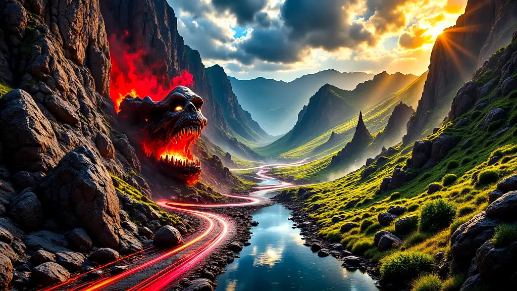 Hades' three realms: Tartarus, Asphodel, Elysium.