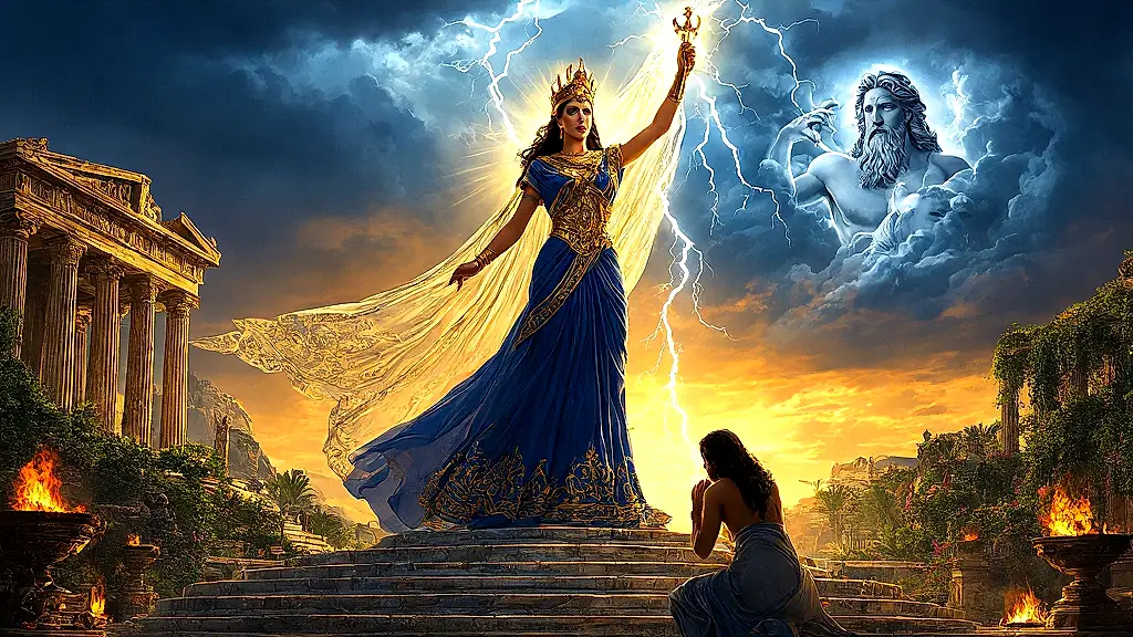 Hera enforces marital vows with divine wrath.