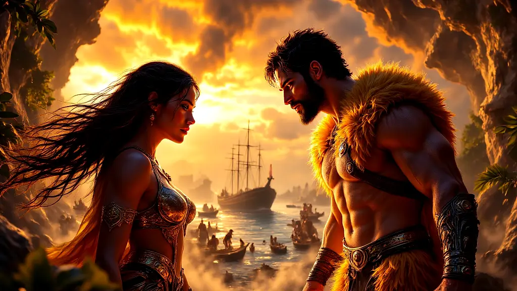 Hercules and Hippolyta clash over the enchanted girdle.
