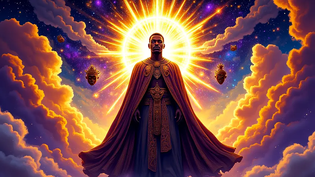 Nzambi a Mpungu, Creator of All, in celestial splendor.