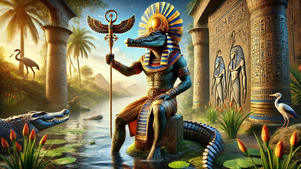 Sobek the Crocodile God of the Nile and Fertility