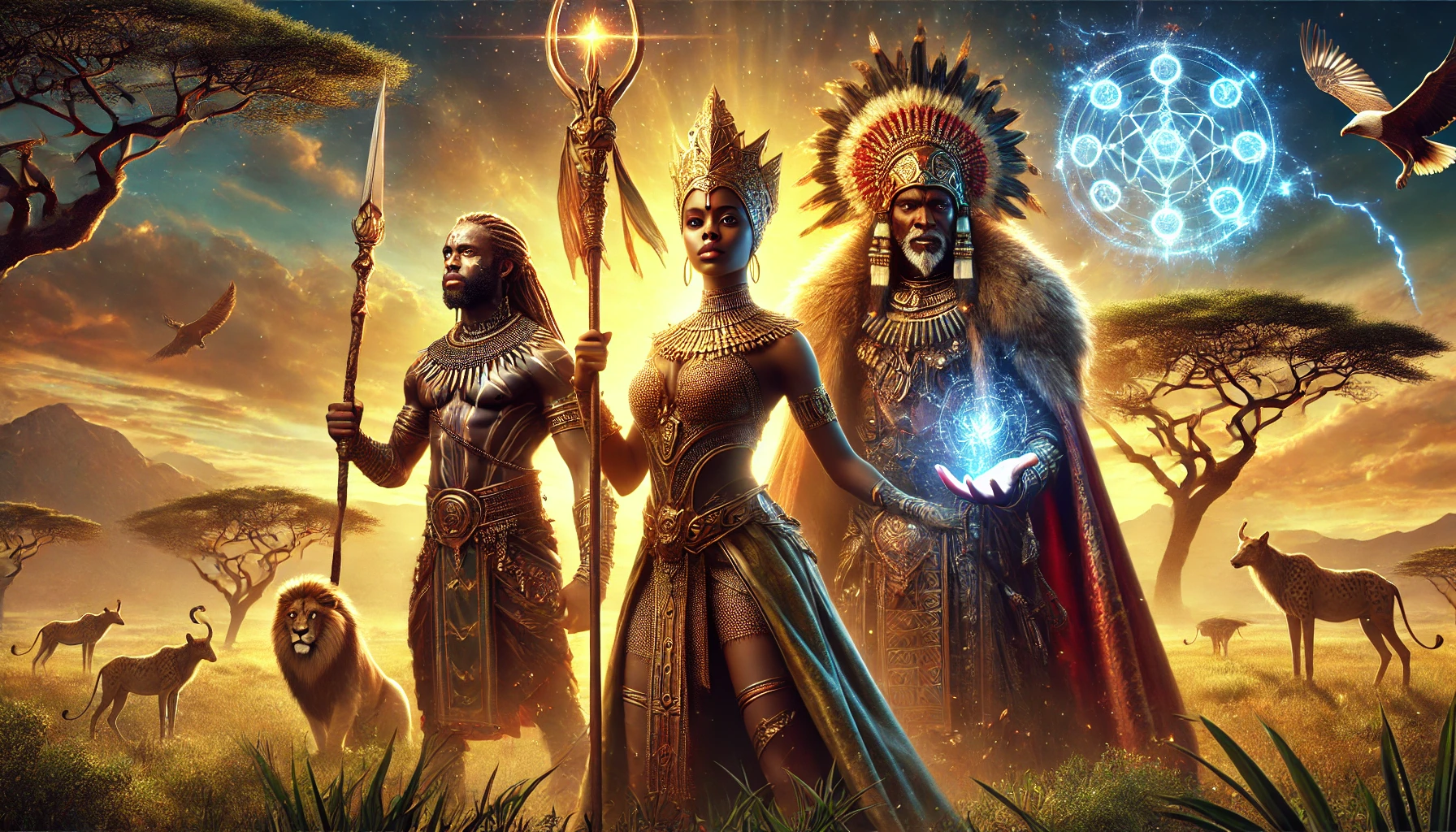 list of all the heroes and figures from african mythology